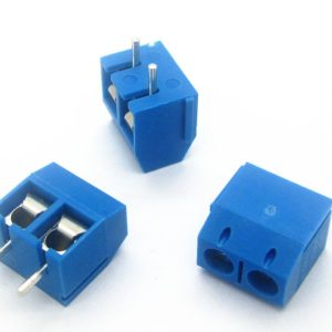 2way 5mm PCB mount Screw Terminals - Low Profile (Pack of 5)