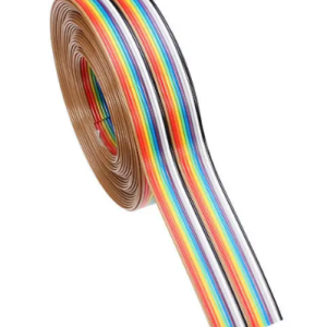Flat Rainbow Ribbon Cable Wire 20p 1Meter