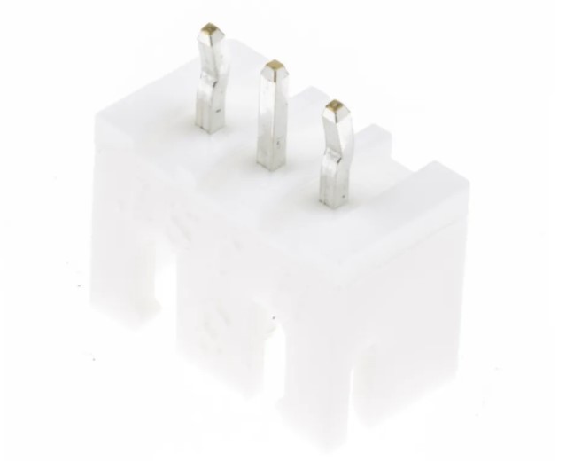 JST XH 2.54mm 3-Pin PCB Mount Straight (pack of 4)