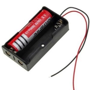 18650 Dual Battery Holder with Wires