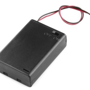 AA x 3 Enclosed Battery Holder Box with Switch