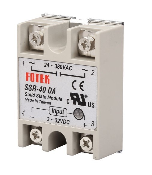 FQFER Solid State Relay 40A with safety Cover