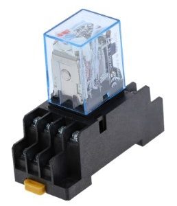 DIN Mount 4P-DT 220V/5A Relay (MY4NJ) without base