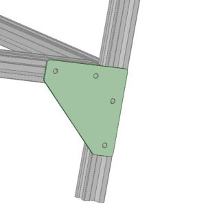 2020L Corner Mounting Plate