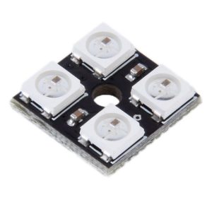 WS2812 5050 RGB LED square Lamp Panel Module 4 bit