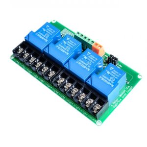 4 Channel 30A 5V Coil Relay Module