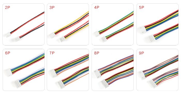 Micro JST 1.25mm Connector 6-Pin (Male-Female Pair)