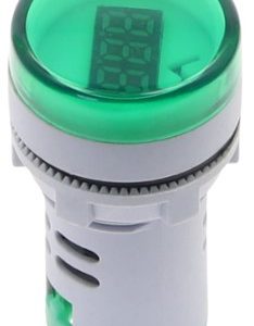 AD16-22DSV Mini Digital Display 60-500V General Indicator AC Voltmeter, Open Hole: 22mm (GREEN)