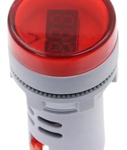 AD16-22DSV Mini Digital Display 60-500V General Indicator AC Voltmeter, Open Hole: 22mm (RED)