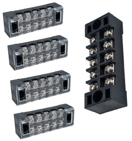 TB-1505 15A 5-way Iron Terminal Connector - Image 2