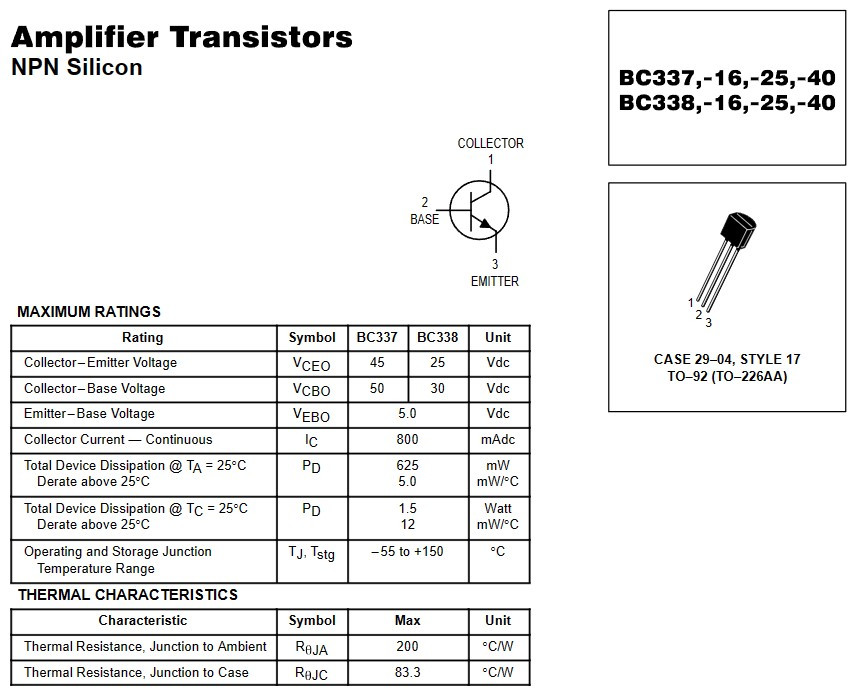 NPN Transistor BC337 (2 Pack) — Order Type: Import Order ( 3..4 weeks Delivery ) - Image 2