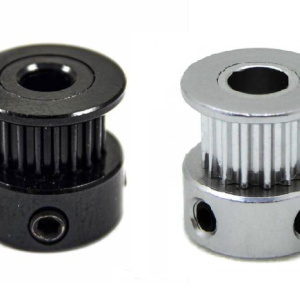GT2-6-20T Pulley (5mm Bore/6mm Belt/20 Tooth) — Color: Silver