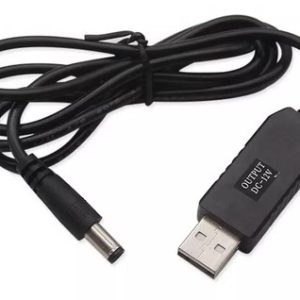 DC to DC 12V USB Booster Cable 5.5x2.1MM