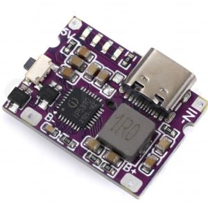 5V to 2.4V 3A Lithium Battery Charging Boosting Module (Type C port)