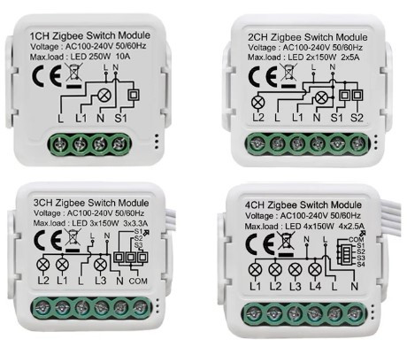 2 Channel 150W 2A Dual-control Wi-Fi Switch Module