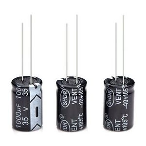 470uF 35V Electrolytic Capacitor (pack of 5)
