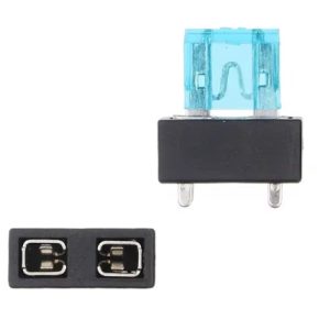 PCB-mounted clip-in car 15A fuse mini size