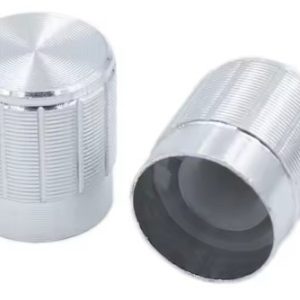 Potentiometer Knob silver aluminium alloy