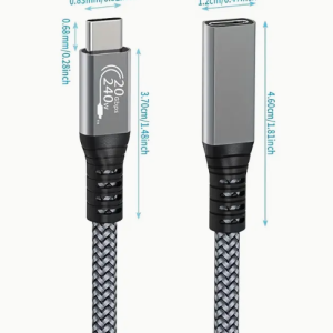 USB C Extension Cable (length 1m)