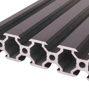 2080 V-Slot Aluminum Profile black 1000mm