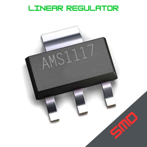 AMS1117 - 3V3 Linear Regulator SMD (5 Pcs)
