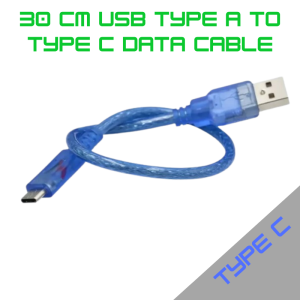 USB A to USB C 30cm cable