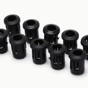 LED Clip Holder Black Plastic 3mm (Pack of 2)