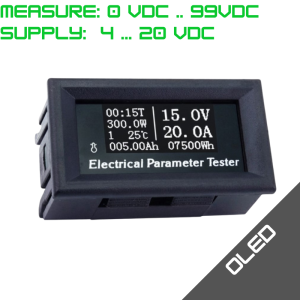 Mini OLED Voltmeter Ammeter