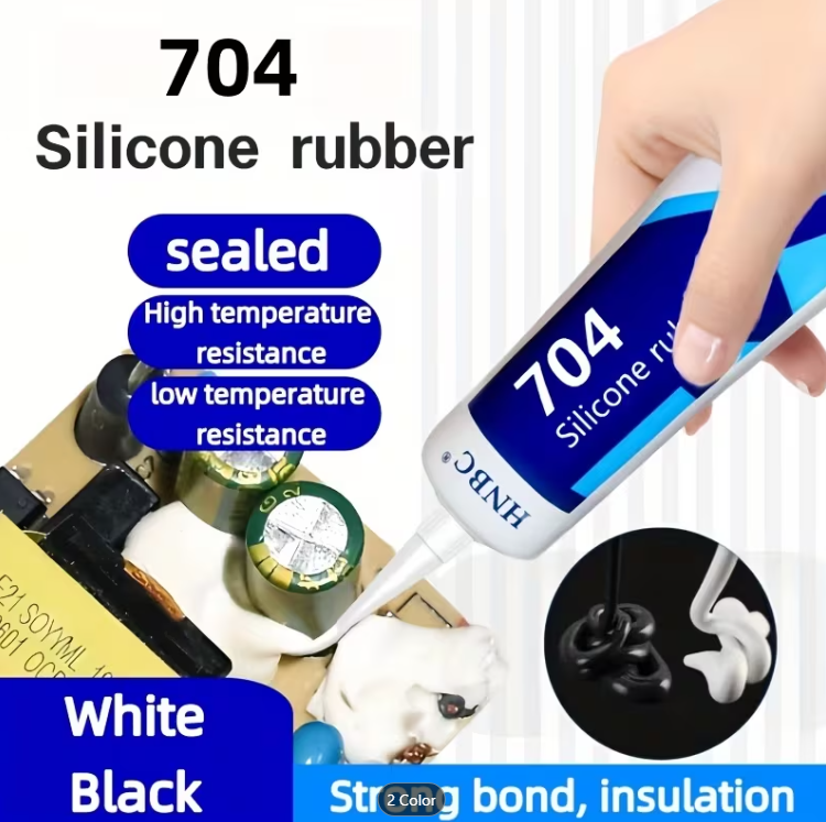 704 Silicone Rubber Gel (Black) - Image 3