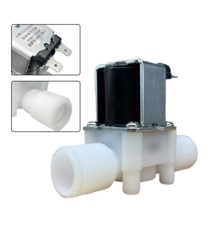 G1/2" DN15 Plastic Solenoid Valve 12VDC N.C. - Image 4