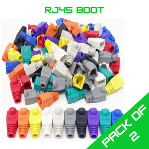 RJ45 Ethernet Cable connector cover - Mixed Colours (Pack of 4)