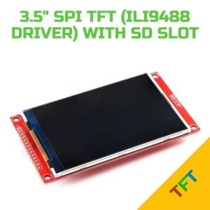 3.5inch SPI TFT ILI9488 Driver With SD Slot - No Touch