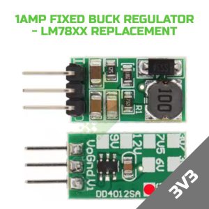 3V3 1A Fixed Buck Regulator LM78xx Replacement